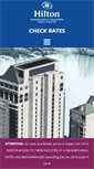Mobile Screenshot of niagarafallshilton.com